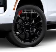 TRUCK FORGED WHEELS for CHEVROLET TAHOE SUBURBAN SUV V (GMT1YC) FACELIFT 2025+ custom fit OEM CHEVROLET TAHOE 2025