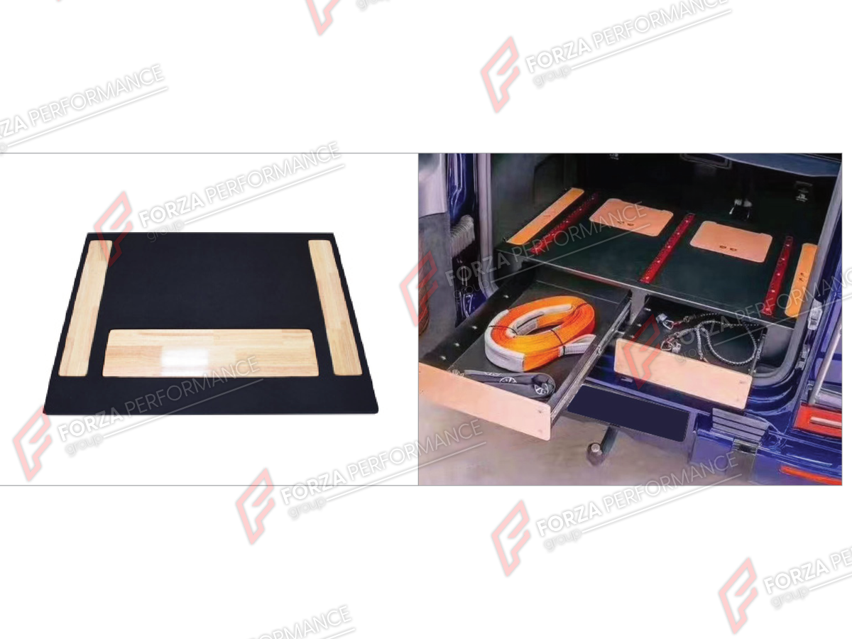 TRUNK STORAGE BOX for MERCEDES-BENZ G-CLASS W464 G63 G350 G350D G400D G500 G550 2019 - 2024

Set includes:
Trunk Storage Box

Material: Plastic

NOTE: Professional installation is required.