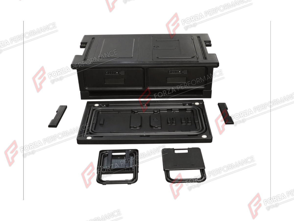 TRUNK STORAGE BOX for MERCEDES-BENZ G-CLASS W464 G63 G350 G350D G400D G500 G550 2019 - 2024

Set includes:
Trunk Storage Box

Material: Plastic

NOTE: Professional installation is required.