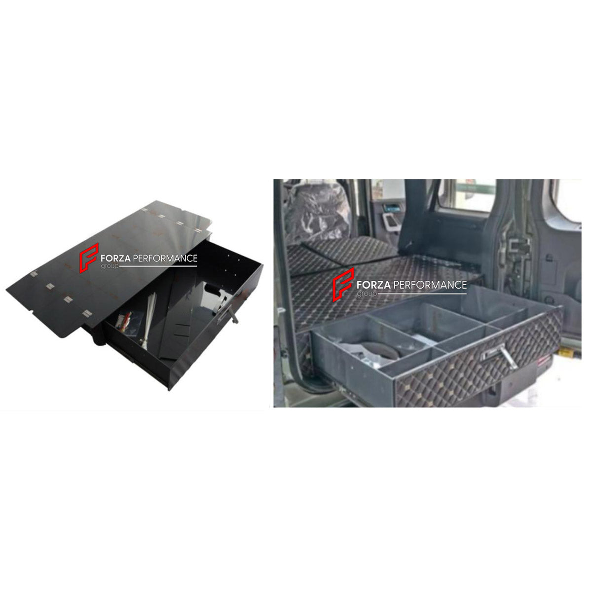 TRUNK STORAGE DRAWER KIT for BAW 212 T01 2024+

Set includes:
Trunk Storage Drawer Kit

Material: Plastic

NOTE: Professional installation is required.