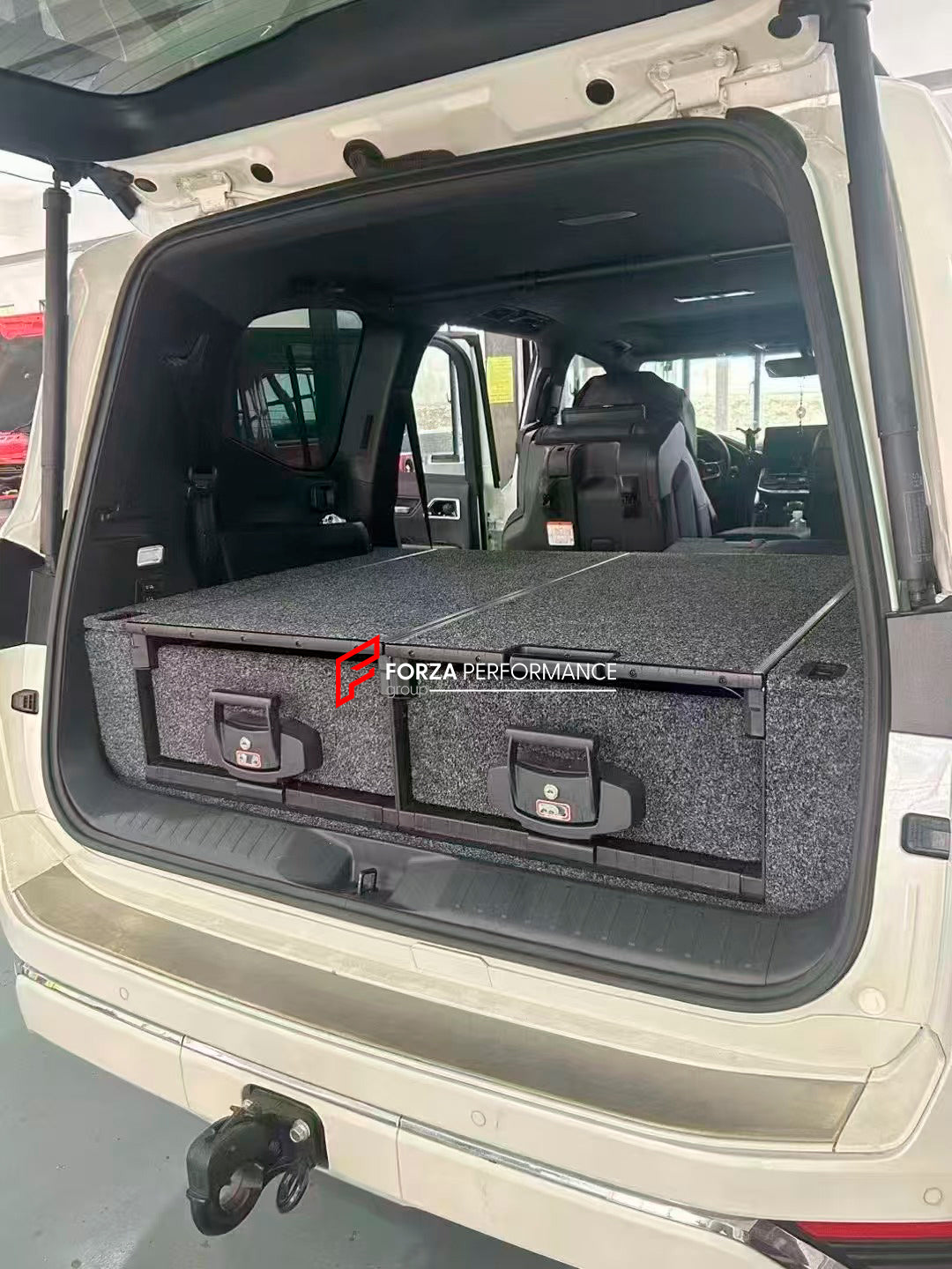 TRUNK STORAGE for TOYOTA LAND CRUISER 300 LC 300 2021+
Set includes:
Trunk Storage
NOTE: Professional installation is required.
