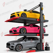 TTS-3 Triple Stacker Garage Parking Lift - 3-Car Storage, 2,300 kg per Level - elevador de coches / parking 3 niveaux