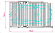 TTS-3 Triple Stacker Garage Parking Lift - 3-Car Storage, 2,300 kg per Level - elevador hidráulico para coches / rangement de voiture