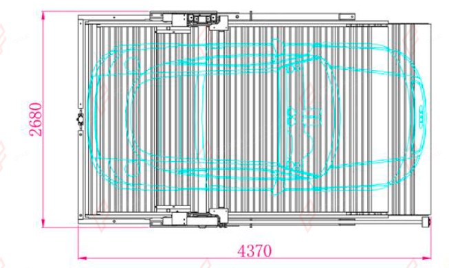 TTS-3 Triple Stacker Garage Parking Lift - 3-Car Storage, 2,300 kg per Level - elevador hidráulico para coches / rangement de voiture