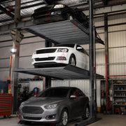 TTS-3 Triple Stacker Garage Parking Lift - 3-Car Storage, 2,300 kg per Level - apilador triple de coches / stockage 3 voitures
