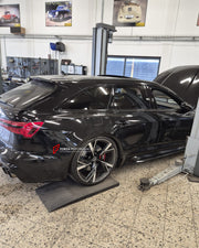 We manufacture premium quality carbon ceramic brakes discs rotors for AUDI RS6 C8 2019+ in any size

Specification:

Front disc: 420 mm, thickness 40 mm

Rear disc: 370 mm, thickness 30 mm
Material: Carbon Ceramic ( C / SiC) rings, Aluminium hat / bell

Includes: Carbon ceramic brake disсs / rotors, brake pads, brackets for calipers, hoses.

Fitment: Direct Bolt-On replace OE IRON

BRAKE DISCS ROTORS CAN BE MADE FOR YOUR CAR IN ANY SIZE AND UPGRADED FROM IRON / STEEL DISCS TO CARBON CERAMIC

PLEASE INCLUDE 