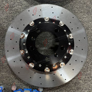UPGRADE CARBON CERAMIC BRAKE DISCS ROTORS KIT for PORSCHE 911 992.1 TARGA GTS 2024 FORZA PERFORMANCE custom fit CCB Big Brake Kit Front 410x36 Rear 380x32

Set includes:
Front Carbon Ceramic Brake Disc Rotors 410 x 36 mm
Rear Carbon Ceramic Brake Disc Rotors 380 x 32 mm
Front and Rear Brake Pads
Brake Hoses

Material: Carbon Ceramic

NOTE: Professional installation is required. Upgrade from the original steel brake discs. Please send us your VIN and wheel size to confirm fitment.