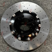 UPGRADE CARBON CERAMIC BRAKE DISCS ROTORS KIT for PORSCHE 911 992.1 TARGA GTS 2024 FORZA PERFORMANCE custom fit CCB Big Brake Kit Front 410x36 Rear 380x32

Set includes:
Front Carbon Ceramic Brake Disc Rotors 410 x 36 mm
Rear Carbon Ceramic Brake Disc Rotors 380 x 32 mm
Front and Rear Brake Pads
Brake Hoses

Material: Carbon Ceramic

NOTE: Professional installation is required. Upgrade from the original steel brake discs. Please send us your VIN and wheel size to confirm fitment.