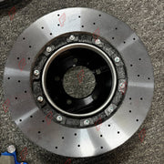 UPGRADE CARBON CERAMIC BRAKE DISCS ROTORS KIT for PORSCHE 911 992.1 TARGA GTS 2024 FORZA PERFORMANCE custom fit CCB Big Brake Kit Front 410x36 Rear 380x32

Set includes:
Front Carbon Ceramic Brake Disc Rotors 410 x 36 mm
Rear Carbon Ceramic Brake Disc Rotors 380 x 32 mm
Front and Rear Brake Pads
Brake Hoses

Material: Carbon Ceramic

NOTE: Professional installation is required. Upgrade from the original steel brake discs. Please send us your VIN and wheel size to confirm fitment.
