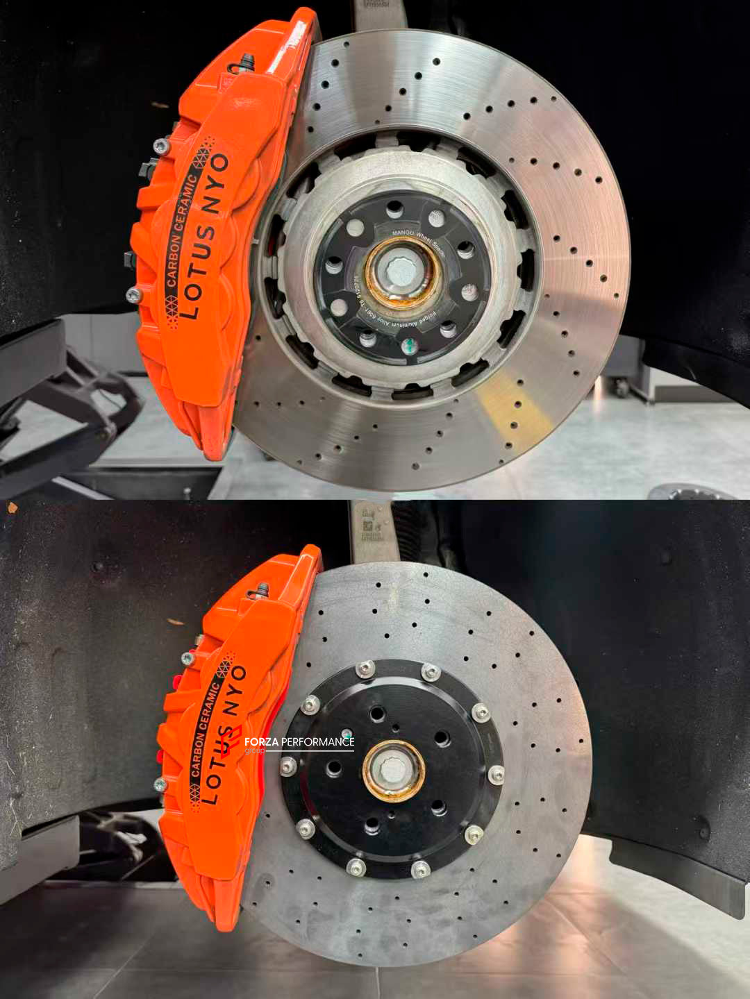 We manufacture premium quality carbon ceramic brakes discs rotors for LOTUS EMEYA 2024+ In any size

Specification:

Front disc: 420 mm, thickness 40 mm

Rear disc: 400 mm, thickness 28 mm
Material: Carbon Ceramic ( C / SiC) rings, Aluminium hat / bell

Includes: Carbon ceramic brake disсs / rotors, brake pads.

Fitment: Direct Bolt-On replace OE IRON

BRAKE DISCS ROTORS CAN BE MADE FOR YOUR CAR IN ANY SIZE AND UPGRADED FROM IRON / STEEL DISCS TO CARBON CERAMIC

PLEASE INCLUDE YOUR CAR VIN, MODEL, YEAR AND 