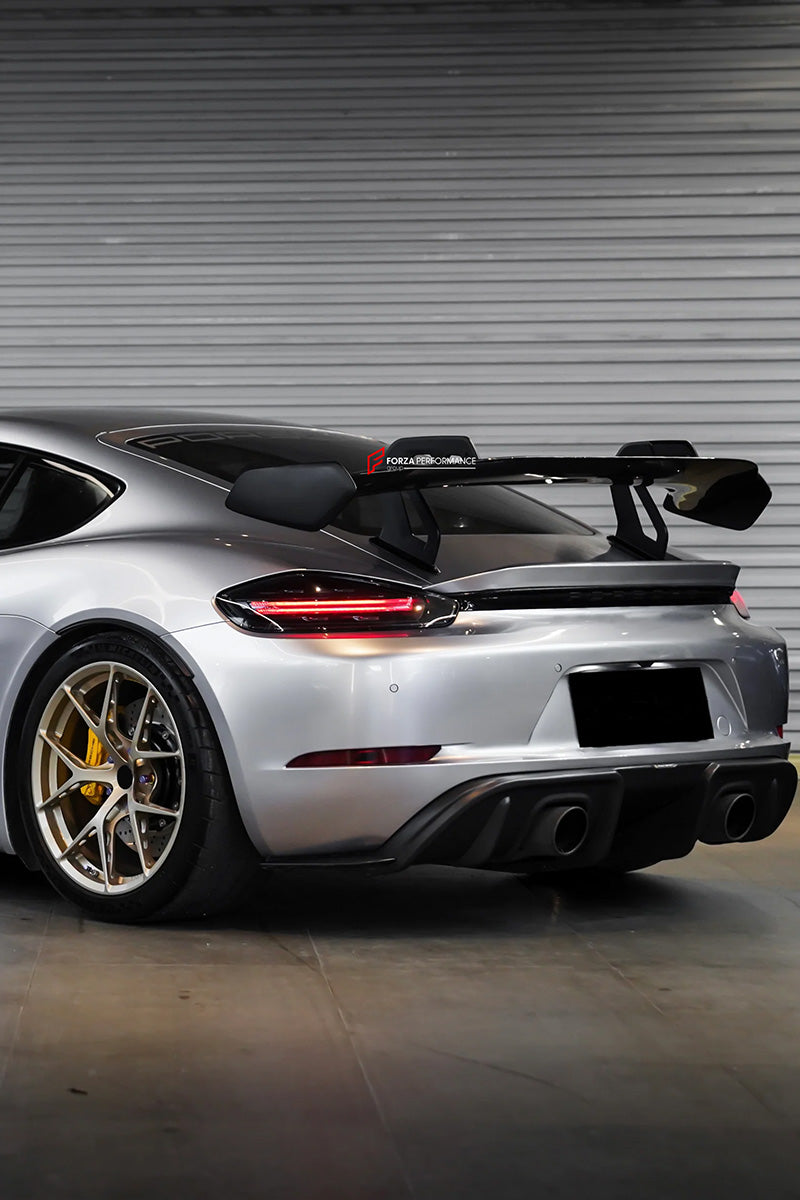 UPGRADE DRY CARBON REAR SPOILER for PORSCHE 718 981 987 CAYMAN BOXSTER upgrade to GT4RS

Set includes:

Rear Spoiler


Material: Dry Carbon

Note: Professional installation is required.

Contact us for pricing.