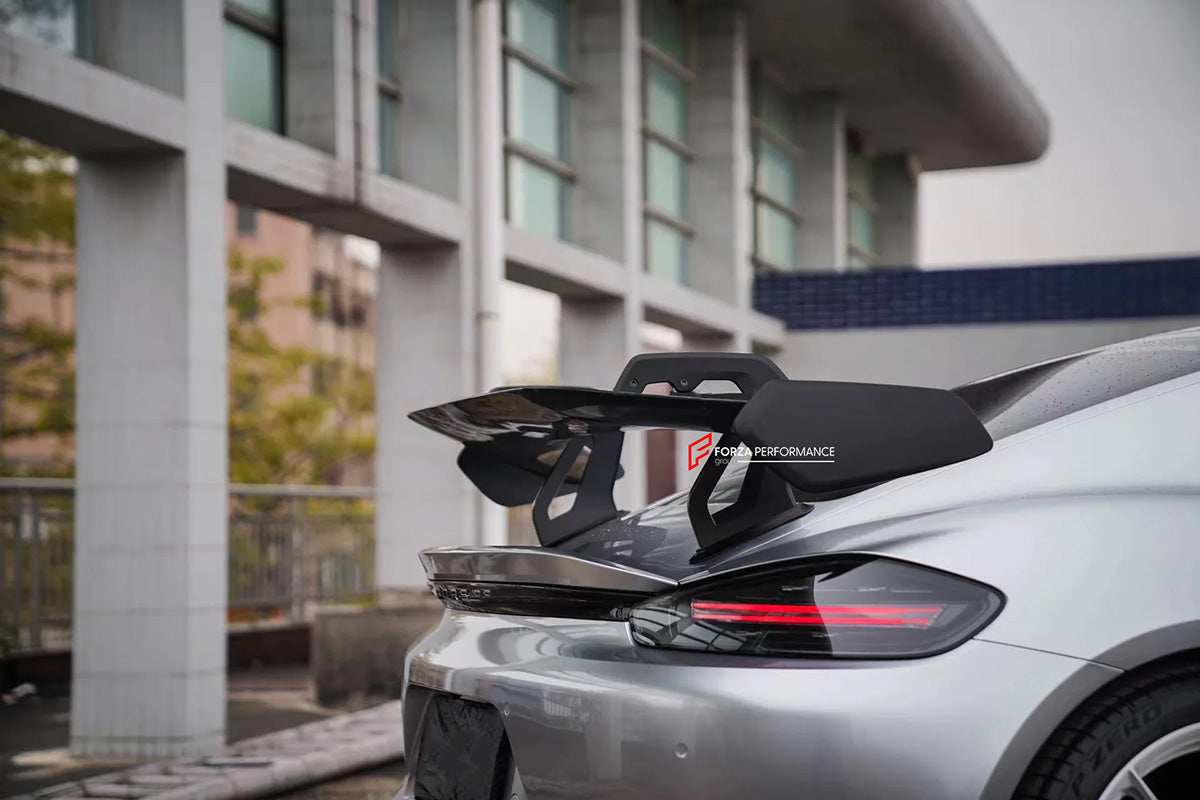 UPGRADE DRY CARBON REAR SPOILER for PORSCHE 718 981 987 CAYMAN BOXSTER upgrade to GT4RS

Set includes:

Rear Spoiler


Material: Dry Carbon

Note: Professional installation is required.

Contact us for pricing.