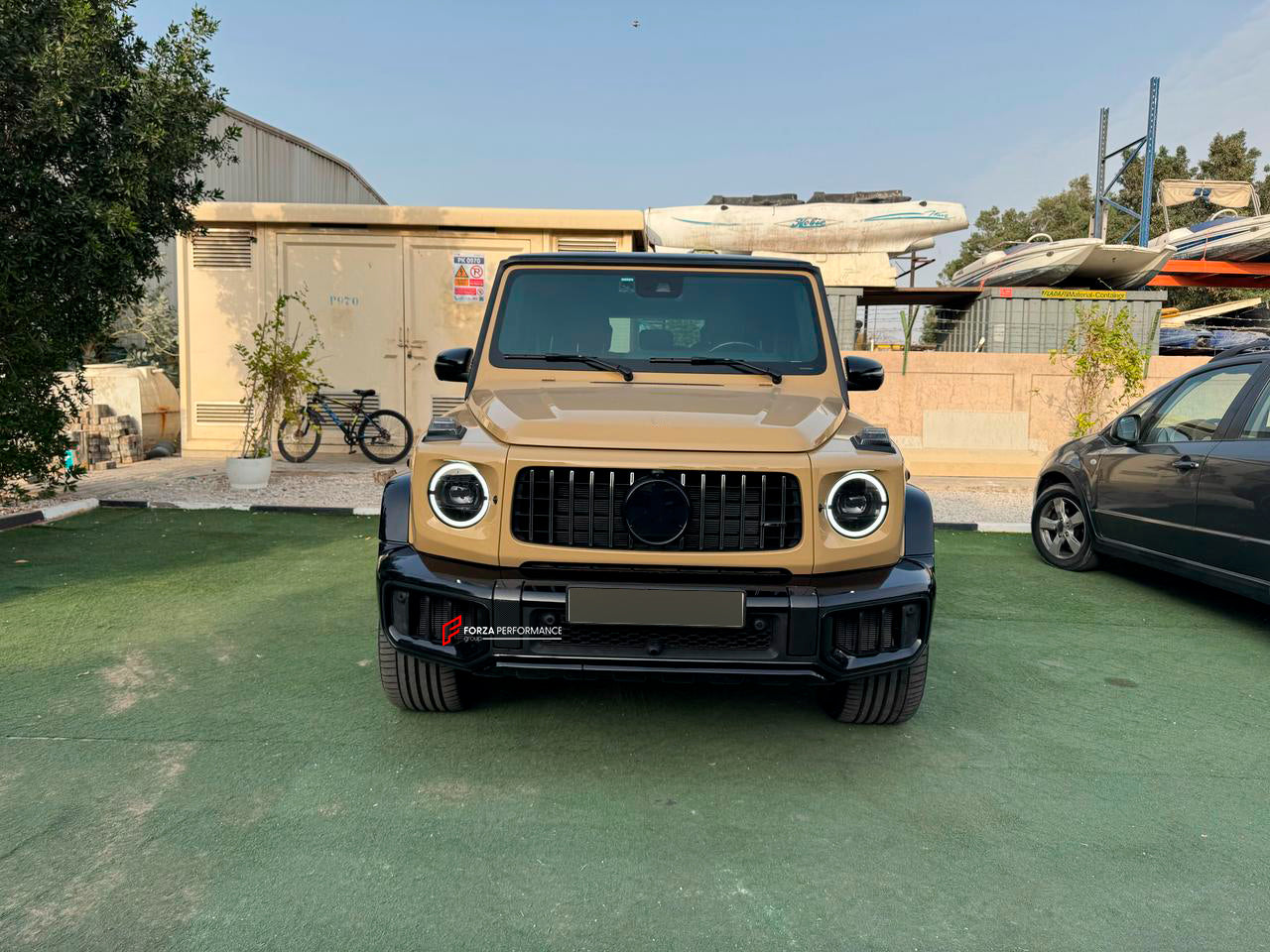 UPGRADE FACELIFT BODY KIT for MERCEDES-BENZ G-CLASS W464 2018 - 2024 to G63 W465 AMG 2025

Set includes:

Front Bumper
Headlight Covers
Front Grille (Silver or Black)
Fender Flares


Material: Plastic

NOTE: Professional installation is required

Contact us for pricing

Payment ►
Visa
Mastercard
PayPal with a credit card (add 4.4% at checkout)
Payoneer
Shipment ►
By express DHL/UPS/TNT/FedEx
To the local international airport
Special line by air
Special line by the sea
To Europe and the UK by train

Please 