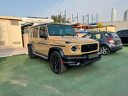 UPGRADE FACELIFT BODY KIT for MERCEDES-BENZ G-CLASS W464 2018 - 2024 to G63 W465 AMG 2025

Set includes:

Front Bumper
Headlight Covers
Front Grille (Silver or Black)
Fender Flares


Material: Plastic

NOTE: Professional installation is required

Contact us for pricing

Payment ►
Visa
Mastercard
PayPal with a credit card (add 4.4% at checkout)
Payoneer
Shipment ►
By express DHL/UPS/TNT/FedEx
To the local international airport
Special line by air
Special line by the sea
To Europe and the UK by train

Please 