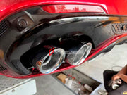 VALVED EXHAUST CATBACK for ALFA ROMEO GIULIA 2.0TB 2016+

Set includes:

Straightpipe / Resonated Midpipe with Flexpipe
Valved Bypass Muffler
Electronic Valve Remote Control

Factory Exhaust Tips must be reused

Material: Titanium / Stainless Steel

Optional: We can offer downpipe and catless downpipe

NOTE: Professional installation is required.

Why “Contact Us for Pricing”?

We don’t display fixed prices because our goal is to offer you the most competitive deal possible. Product costs often decrease ove