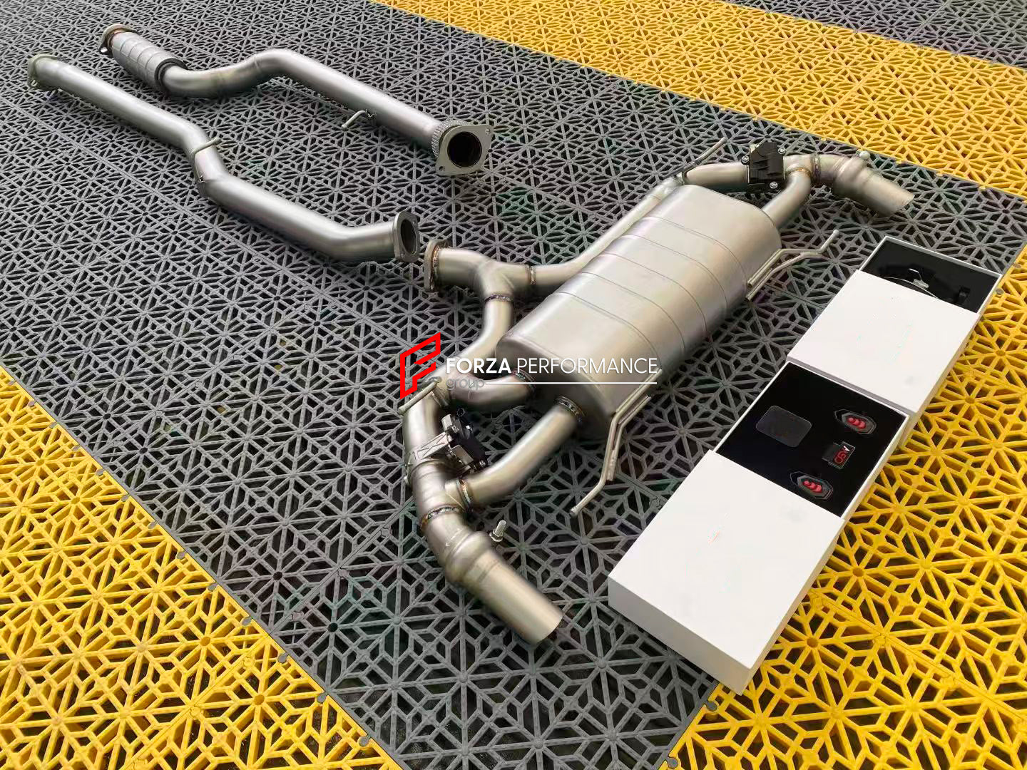 VALVED EXHAUST CATBACK for ALFA ROMEO GIULIA 2.0TB 2016+

Set includes:

Straightpipe / Resonated Midpipe with Flexpipe
Valved Bypass Muffler
Electronic Valve Remote Control

Factory Exhaust Tips must be reused

Material: Titanium / Stainless Steel

Optional: We can offer downpipe and catless downpipe

NOTE: Professional installation is required.

Why “Contact Us for Pricing”?

We don’t display fixed prices because our goal is to offer you the most competitive deal possible. Product costs often decrease ove