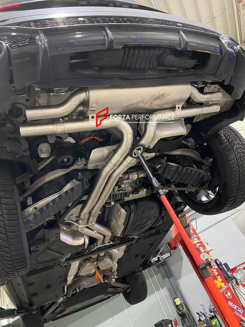 VALVED EXHAUST CATBACK MUFFLER for AUDI RSQ8 4M 2019 4.0T
