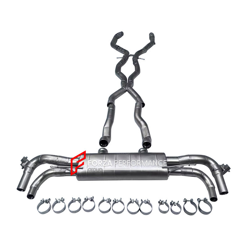VALVED EXHAUST CATBACK for MERCEDES BENZ AMG GLE63S W167 FACELIFT 4.0T M177 2024+

Set includes:

Resonated Midpipe with X Pipe
Valved Bypass Muffler
Exhaust Tips

Electronic Remote Valve Control

Material: Titanium / Stainless Steel

Optional:We can offer downpipe and catless downpipe

NOTE: Professional installation is required.

Why “Contact Us for Pricing”?

We don’t display fixed prices because our goal is to offer you the most competitive deal possible. Product costs often decrease over time, and by r