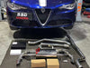 VALVED EXHAUST CATBACK MUFFLER and DOWNPIPE CATLESS CATTED for Alfa-Romeo Giulia 2.0T 2015-2022