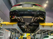 VALVED EXHAUST CUTBACK MUFFLER for AUDI A5 B9 2.9T 2020+

Valved exhaust, meaning that has remote, controlled valves - allowing a switch between an aggressive loud sports sound and a sound that is closer to the OEM sound

Set includes:

Center Pipes
Muffler with valves
Exhaust tips

Material: Stainless Steel (we can also make Titanium by request)

Optional: We can offer downpipe and catless downpipe

Production time: 10 days

FEATURES:

Engineered Digital prototyping using 3D CAD design software, each car m