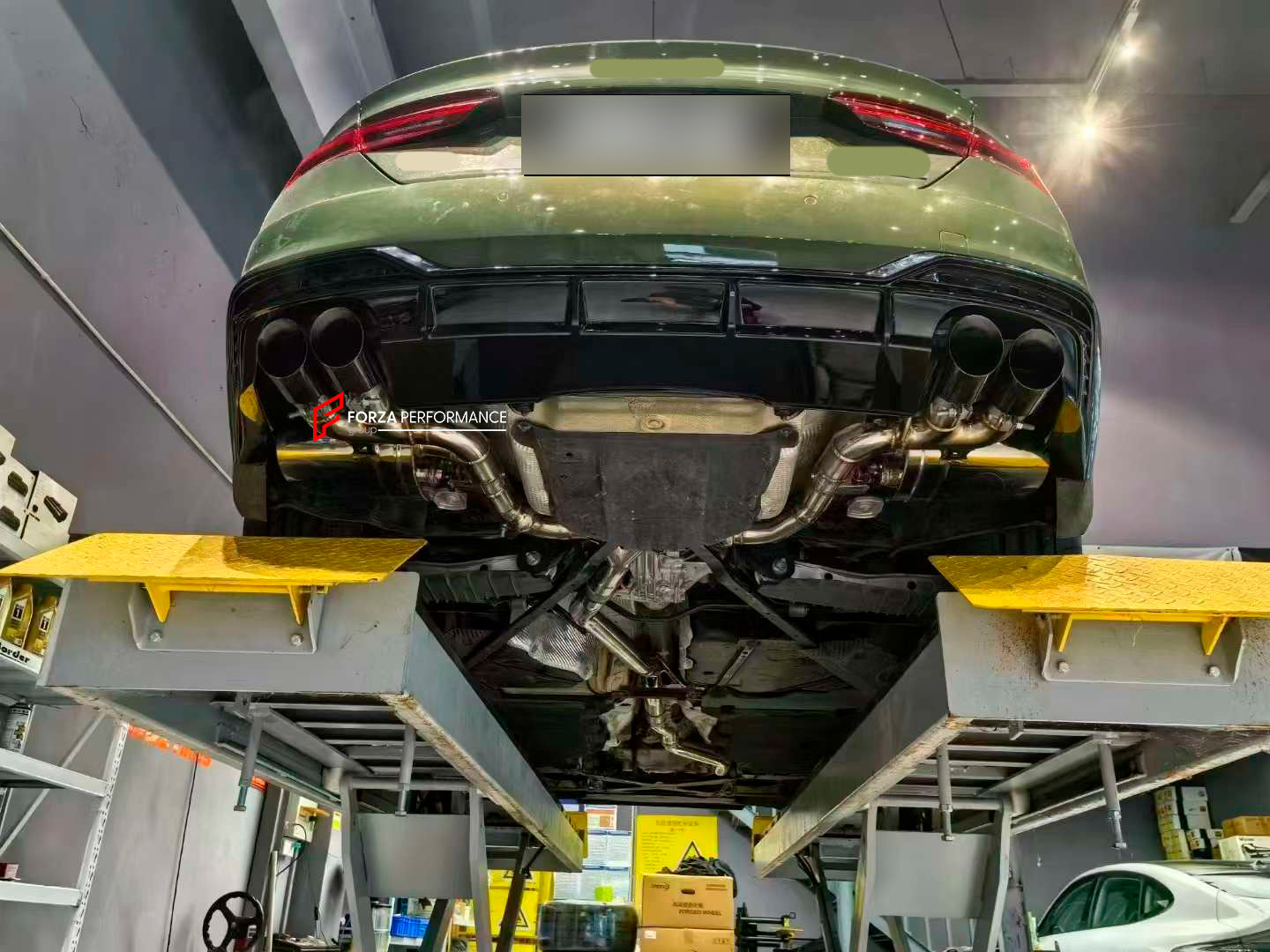 VALVED EXHAUST CUTBACK MUFFLER for AUDI A5 B9 2.9T 2020+

Valved exhaust, meaning that has remote, controlled valves - allowing a switch between an aggressive loud sports sound and a sound that is closer to the OEM sound

Set includes:

Center Pipes
Muffler with valves
Exhaust tips

Material: Stainless Steel (we can also make Titanium by request)

Optional: We can offer downpipe and catless downpipe

Production time: 10 days

FEATURES:

Engineered Digital prototyping using 3D CAD design software, each car m