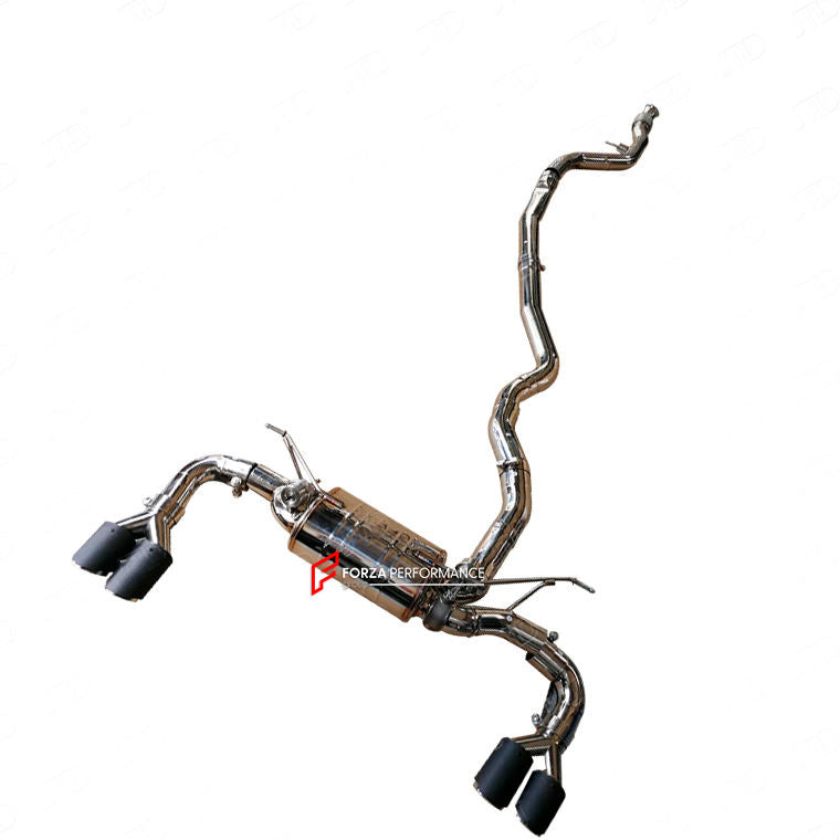 Forza Performance Aggressive sporty sound VALVED EXHAUST CATBACK MUFFLER for BMW 4 SERIES F32 435i N55 3.0T 2014 - 2020

Valved exhaust, meaning that has remote, controlled valves - allowing a switch between an aggressive loud sports sound and a sound that is closer to the OEM sound

Set includes:

Flexpiped Straight Pipe
Muffler with Valves
Exhaust Tips


Material: Stainless steel (for an extra cost we can make titanium)

Optional: We can offer downpipe and catless downpipe

Production time: 15 days

FEATU