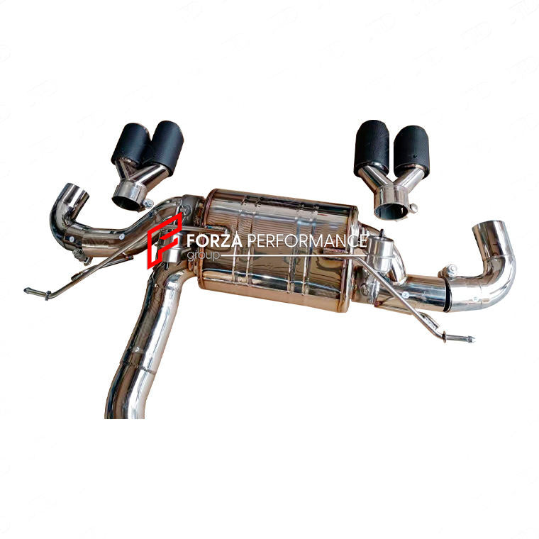 Forza Performance Aggressive sporty sound VALVED EXHAUST CATBACK MUFFLER for BMW 4 SERIES F32 435i N55 3.0T 2014 - 2020

Valved exhaust, meaning that has remote, controlled valves - allowing a switch between an aggressive loud sports sound and a sound that is closer to the OEM sound

Set includes:

Flexpiped Straight Pipe
Muffler with Valves
Exhaust Tips


Material: Stainless steel (for an extra cost we can make titanium)

Optional: We can offer downpipe and catless downpipe

Production time: 15 days

FEATU