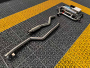 EXHAUST CATBACK MUFFLER for BMW 4 SERIES F33 F32 LCI 440i I6 3.0T 2018 - 2020

Set includes:

Center Pipes
Valved Bypass Muffler with Exhaust Tips
Electronic Valve Actuators
Valve Control Box with Remote Control (you may also reuse your factory exhaust valve motors)
Material: Stainless Steel (Can be made of Titanium)

Production time: 10-15 days