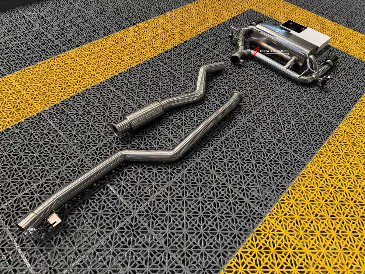 EXHAUST CATBACK MUFFLER for BMW 4 SERIES F33 F32 LCI 440i I6 3.0T 2018 - 2020

Set includes:

Center Pipes
Valved Bypass Muffler with Exhaust Tips
Electronic Valve Actuators
Valve Control Box with Remote Control (you may also reuse your factory exhaust valve motors)
Material: Stainless Steel (Can be made of Titanium)

Production time: 10-15 days