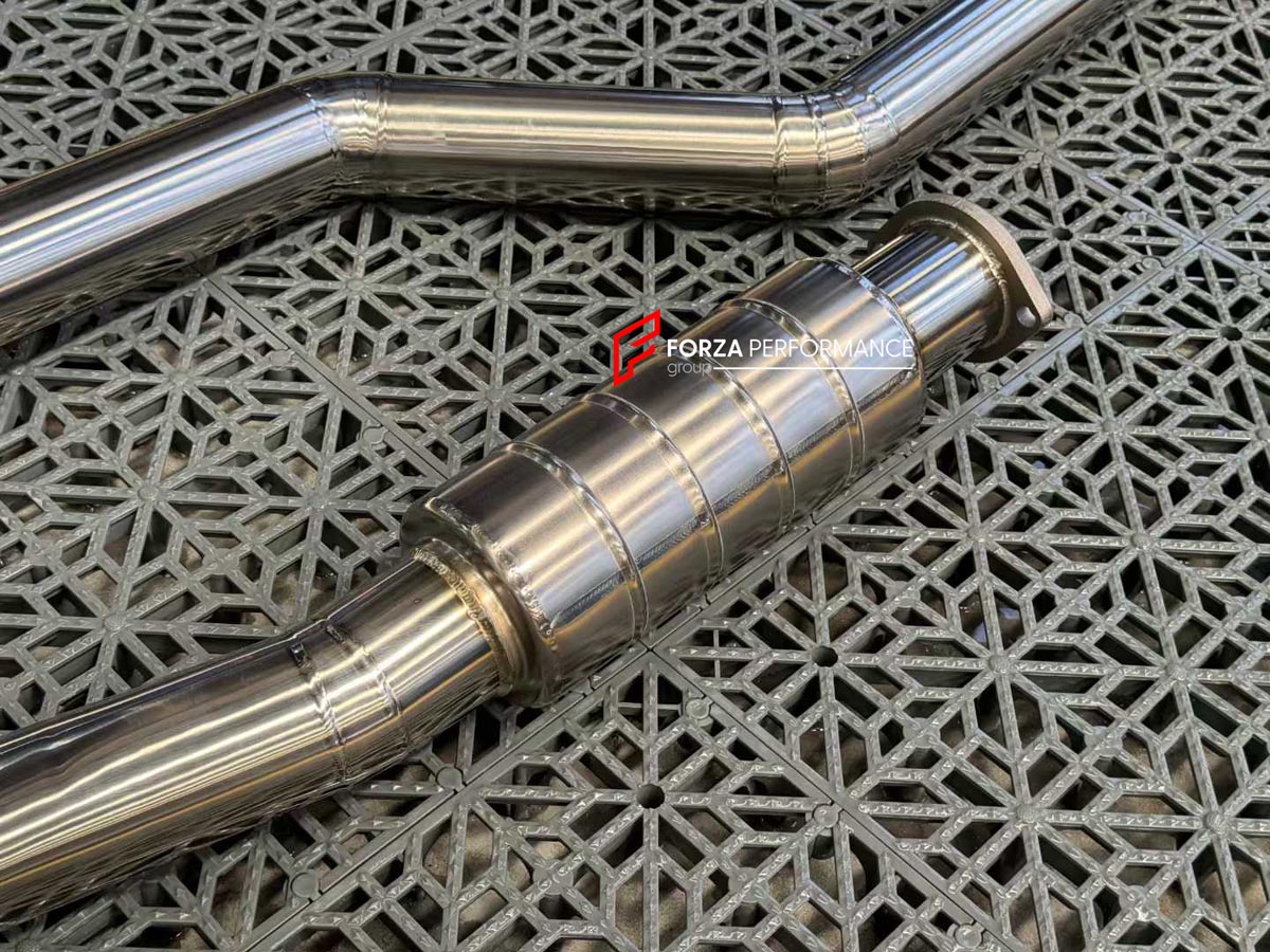 EXHAUST CATBACK MUFFLER for BMW 4 SERIES F33 F32 LCI 440i I6 3.0T 2018 - 2020

Set includes:

Center Pipes
Valved Bypass Muffler with Exhaust Tips
Electronic Valve Actuators
Valve Control Box with Remote Control (you may also reuse your factory exhaust valve motors)
Material: Stainless Steel (Can be made of Titanium)

Production time: 10-15 days