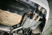 VALVED EXHAUST CATBACK MUFFLER for BMW 5 Series F10 2.5 FORZA PERFORMANCE Custom Fit

Set includes:

Center Pipes
Mufflers with Valves
Exhaust Tips
Downpipe and catless downpipe available on request (optional, extra cost - not included)
Material: Stainless Steel (Can be made of Titanium)

Production time: 10–15 days
