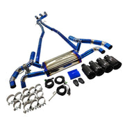 Forza Performance Aggressive sporty sound VALVED EXHAUST CATBACK MUFFLER for BMW 5 SERIES G30 540i B58 3.0T 2017+

Valved exhaust, meaning that has remote, controlled valves - allowing a switch between an aggressive loud sports sound and a sound that is closer to the OEM sound

Set includes:

Mid Pipes

Valved Bypass Muffler
Exhaust Tips
Electronic Remote Valve Control

Material: Titanium (can be made in Stainless Steel)

Optional: We can offer downpipe and catless downpipe

Production time: 15 days

FEATUR
