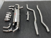 VALVED EXHAUST CATBACK MUFFLER for BMW 5 SERIES G60 540i XDRIVE I6 3.0T 2024+ FORZA PERFORMANCE Custom Fit

Set includes:

Mid Pipes
Connecting Pipe
Valved Bypass Muffler
Exhaust Tips
Electronic Valve Actuators (mounting brackets for the new motors included)
Valve Control Box with Remote Control (you may also reuse your factory exhaust valve motors)
Material: Stainless Steel SS304 (Can be made of Titanium)

NOTE: Professional installation is required.

Production time: 10-15 days