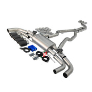 Aggressive Sporty Sound Valved Catback Exhaust System with Muffler for BMW G42 M240i 2022+ (Engine:3.0)

Set include:

Center Pipes
Valved Bypass Mufflers
Exhaust Tips
Valve Control Box with Remote Control

Material: Stainless Steel

Production time: 15 working days

More options available for an additional EXTRA cost :

DOWNPIPES with HEAT PROTECTION
Can make that catback in Titanium material

NOTE:&nbsp;Professional installation is required

FEATURES:

Engineered Digital prototyping using 3D CAD design so