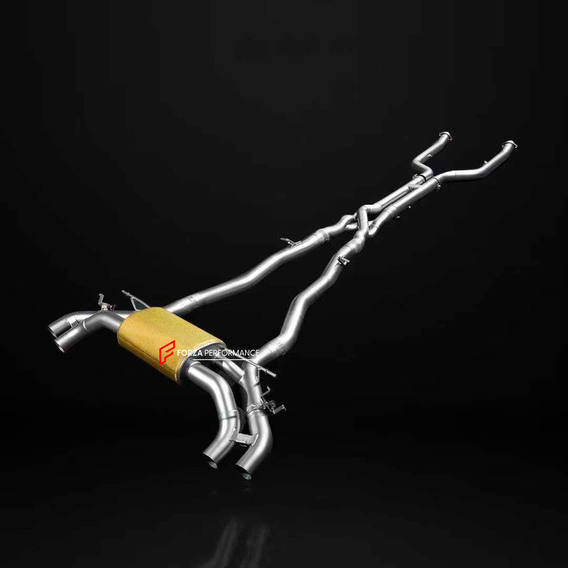 VALVED EXHAUST CATBACK MUFFLER for BMW M5 G90 4.4 2024+
