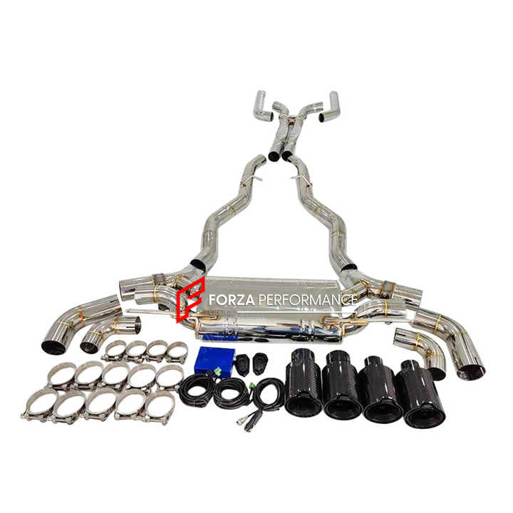 Aggressive Sporty Sound Valved Catback Exhaust System with Muffler for BMW M5 G90 S68 4.4T 2025+

Set include:

Center Pipes
Valved Bypass Mufflers
Exhaust Tips
Valve Control Box with Remote Control

Material: Stainless Steel (can be made in titanium)

Production time: 15 working days

NOTE:&nbsp;Professional installation is required

FEATURES:

Engineered Digital prototyping using 3D CAD design software, each car model chassis has been 3D laser scanned in the factor
Factory run all test cars on Italian 120