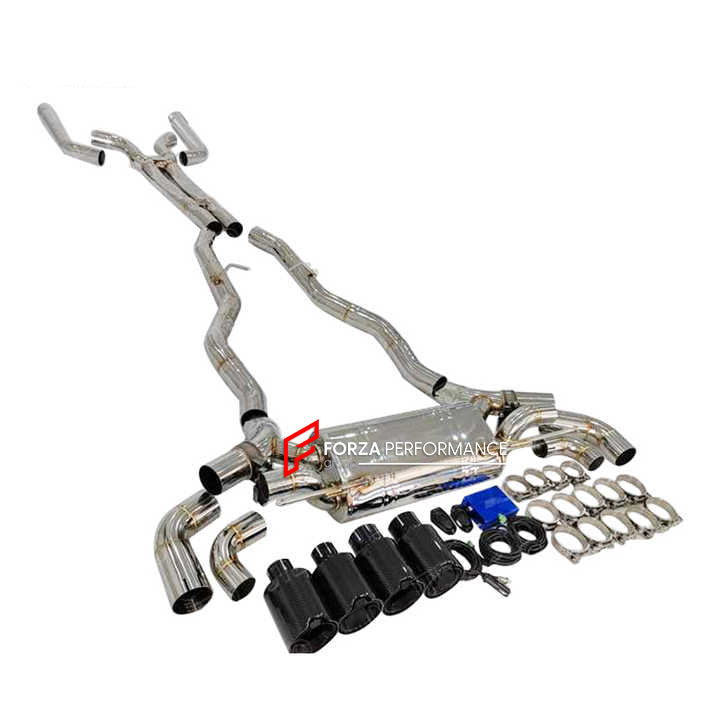 Aggressive Sporty Sound Valved Catback Exhaust System with Muffler for BMW M5 G90 S68 4.4T 2025+

Set include:

Center Pipes
Valved Bypass Mufflers
Exhaust Tips
Valve Control Box with Remote Control

Material: Stainless Steel (can be made in titanium)

Production time: 15 working days

NOTE:&nbsp;Professional installation is required

FEATURES:

Engineered Digital prototyping using 3D CAD design software, each car model chassis has been 3D laser scanned in the factor
Factory run all test cars on Italian 120