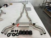 Aggressive Sporty Sound Valved Catback Exhaust System with Muffler for BMW M5 G90 S68 4.4T 2025+

Set include:

Center Pipes
Valved Bypass Mufflers
Exhaust Tips
Valve Control Box with Remote Control

Material: Stainless Steel (can be made in titanium)

Production time: 15 working days

NOTE:&nbsp;Professional installation is required

FEATURES:

Engineered Digital prototyping using 3D CAD design software, each car model chassis has been 3D laser scanned in the factor
Factory run all test cars on Italian 120