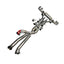 VALVED EXHAUST CATBACK MUFFLER for BMW M5 G90 S68 4.4T 2025+

Set include:

Resonated Mid Pipes with X Pipe
Valved Bypass Mufflers
Exhaust Tips
Valve Control Box with Remote Control

Material: Stainless Steel (can be made in titanium)

Production time: 15 working days

NOTE:&nbsp;Professional installation is required

FEATURES:

Engineered Digital prototyping using 3D CAD design software, each car model chassis has been 3D laser scanned in the factor
Factory run all test cars on Italian 1200HP Dyno machine,