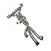 VALVED EXHAUST CATBACK MUFFLER for BMW M5 G90 S68 4.4T 2025+

Set include:

Resonated Mid Pipes with X Pipe
Valved Bypass Mufflers
Exhaust Tips
Valve Control Box with Remote Control

Material: Stainless Steel (can be made in titanium)

Production time: 15 working days

NOTE:&nbsp;Professional installation is required

FEATURES:

Engineered Digital prototyping using 3D CAD design software, each car model chassis has been 3D laser scanned in the factor
Factory run all test cars on Italian 1200HP Dyno machine,