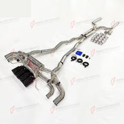 VALVED EXHAUST CATBACK MUFFLER for BMW M8 COMPETITION F91 F92 F93 4.4T 2019 + FORZA PERFORMANCE Custom Fit

Set includes:

Center Pipes
Muffler with Valves
Exhaust Tips
Valve Control Box with Remote Control (you may also reuse your factory exhaust valve motors)
Material: Stainless Steel

Production time: 10–15 days