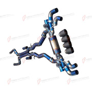 VALVED EXHAUST CATBACK MUFFLER for BMW M8 F92 4.4T 2019 + FORZA PERFORMANCE Custom Fit

Set includes:

Center Pipes
Muffler with Valves
Exhaust Tips
Valve Control Box with Remote Control (you may also reuse your factory exhaust valve motors)
Material: Stainless Steel

Production time: 10–15 days