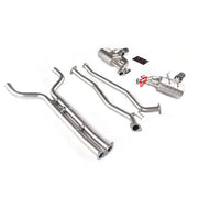 VALVED EXHAUST CATBACK MUFFLER for CHEVROLET CAMARO 3.6 V6 2010 - 2015 FORZA PERFORMANCE Custom Fit

Set includes:

Mid Pipe
Valvetronic Rear Section
Dual Exhaust Tips
Remote Control Kit
Material: Stainless Steel (Can be made of Titanium)

Production time: 10–15 days
