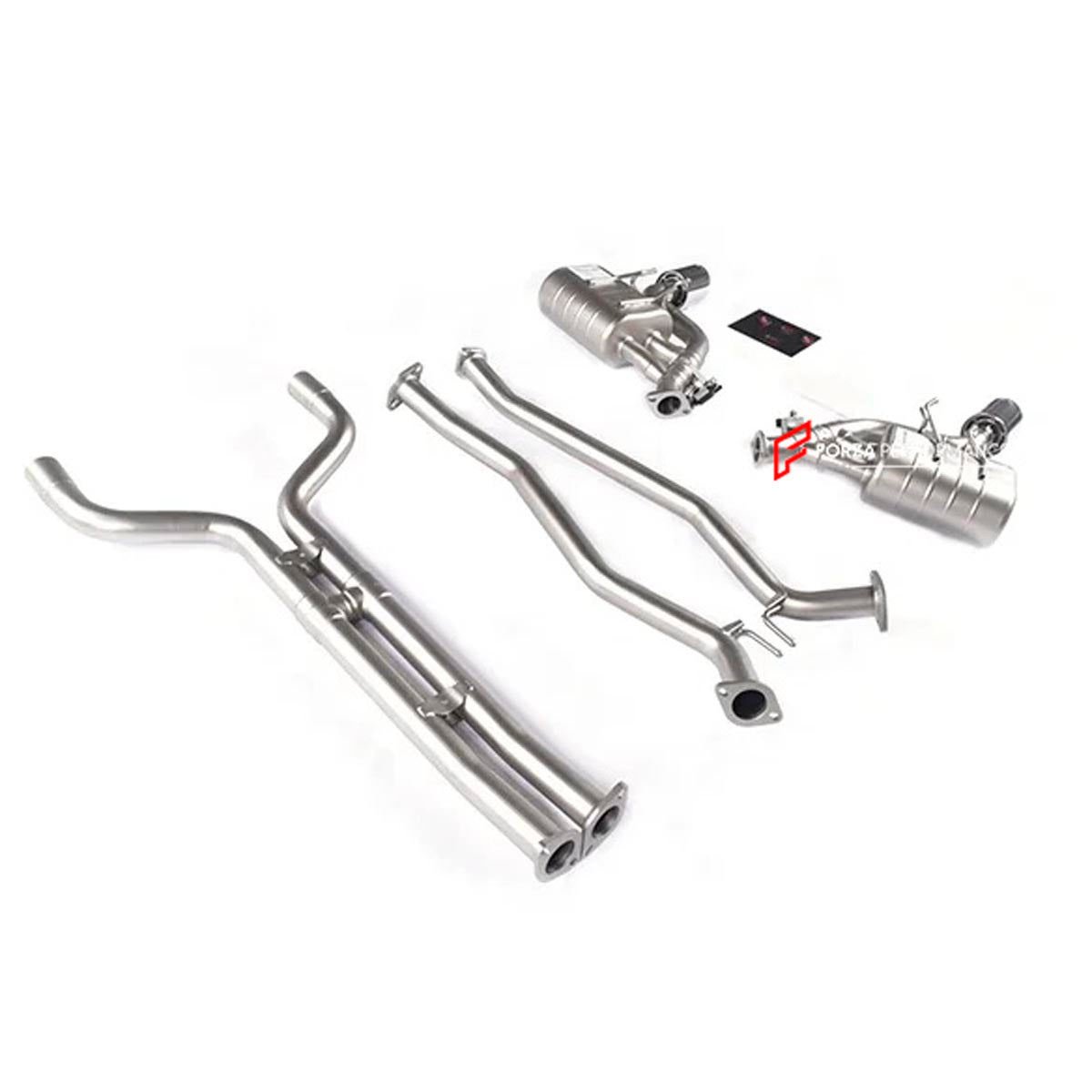 VALVED EXHAUST CATBACK MUFFLER for CHEVROLET CAMARO 3.6 V6 2010 - 2015 FORZA PERFORMANCE Custom Fit

Set includes:

Mid Pipe
Valvetronic Rear Section
Dual Exhaust Tips
Remote Control Kit
Material: Stainless Steel (Can be made of Titanium)

Production time: 10–15 days

