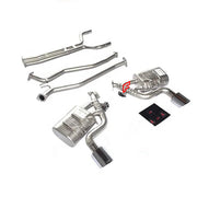 VALVED EXHAUST CATBACK MUFFLER for CHEVROLET CAMARO 3.6 V6 2010 - 2015 FORZA PERFORMANCE Custom Fit

Set includes:

Mid Pipe
Valvetronic Rear Section
Dual Exhaust Tips
Remote Control Kit
Material: Stainless Steel (Can be made of Titanium)

Production time: 10–15 days
