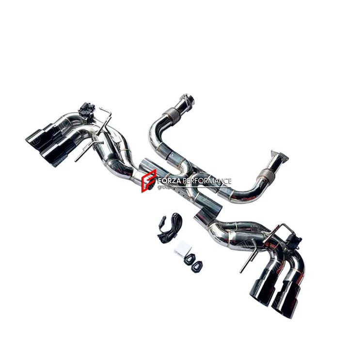 VALVED EXHAUST CATBACK MUFFLER for CHEVROLET CORVETTE C8 6.2T 2020+