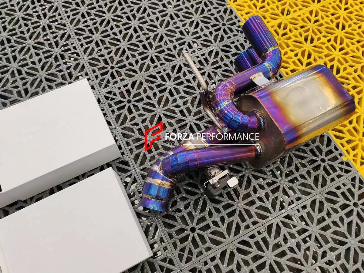 VALVED EXHAUST CATBACK MUFFLER for FERRARI CALIFORNIA 4.3 2009 - 2017 FORZA PERFORMANCE Custom Fit

Set includes:

X Pipe
Muffler with Valves
Exhaust Tips
Valve Control Box with Remote Control (you may also reuse your factory exhaust valve motors)
Material: Stainless Steel

Production time: 10–15 days