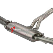 VALVED EXHAUST CATBACK MUFFLER for LAMBORGHINI URUS 2018+

Set includes:

Resonated Mid Pipes
Valved Bypass Muffler
Exhaust Tips
Electronic Remote Valve Control


Material: Stainless Steel (can be made in Titanium)

Optional: We can offer downpipe and catless downpipe

Production time: 15 days

FEATURES:

Engineered Digital prototyping using 3D CAD design software, each car model chassis has been 3D laser scanned in the factory
Factory run all test cars on Italian 1200HP Dyno machine, to make the best perfo