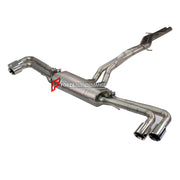 VALVED EXHAUST CATBACK MUFFLER for LAMBORGHINI URUS 2018+

Set includes:

Resonated Mid Pipes
Valved Bypass Muffler
Exhaust Tips
Electronic Remote Valve Control


Material: Stainless Steel (can be made in Titanium)

Optional: We can offer downpipe and catless downpipe

Production time: 15 days

FEATURES:

Engineered Digital prototyping using 3D CAD design software, each car model chassis has been 3D laser scanned in the factory
Factory run all test cars on Italian 1200HP Dyno machine, to make the best perfo