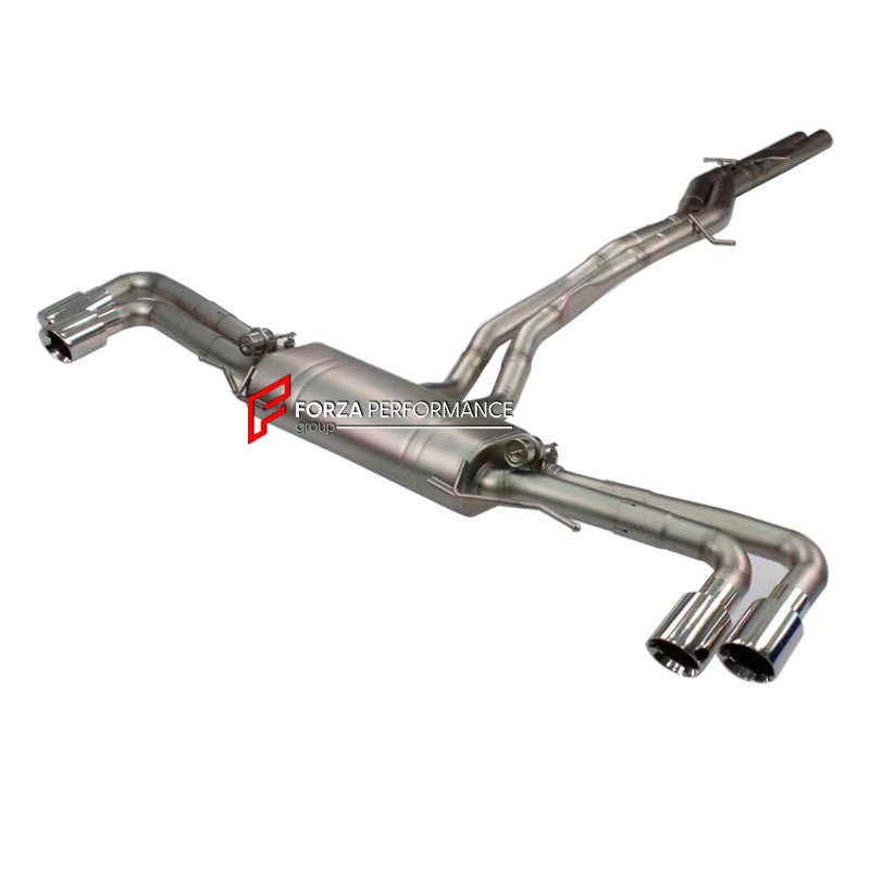 VALVED EXHAUST CATBACK MUFFLER for LAMBORGHINI URUS 2018+

Set includes:

Resonated Mid Pipes
Valved Bypass Muffler
Exhaust Tips
Electronic Remote Valve Control


Material: Stainless Steel (can be made in Titanium)

Optional: We can offer downpipe and catless downpipe

Production time: 15 days

FEATURES:

Engineered Digital prototyping using 3D CAD design software, each car model chassis has been 3D laser scanned in the factory
Factory run all test cars on Italian 1200HP Dyno machine, to make the best perfo